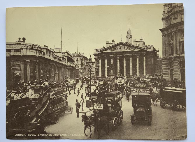 early 1900's London photographic print, approx 100 years old